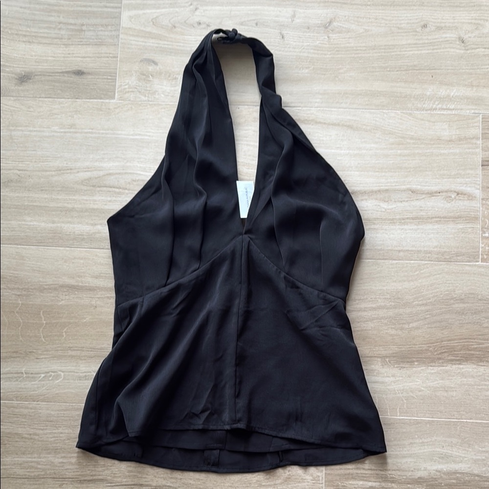 Banana Republic Black Halter Blouse